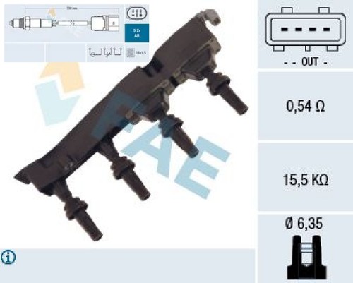 Fae 80235 zündspule - 80235,